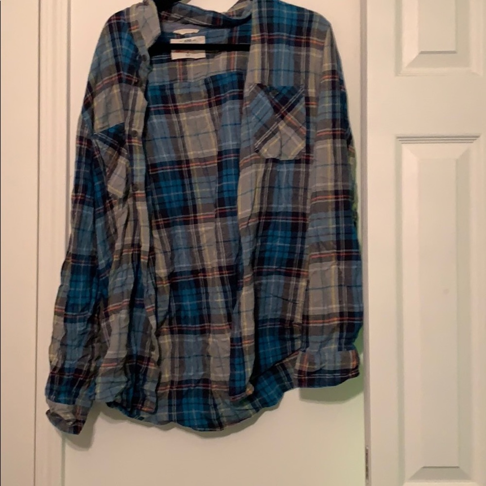 Multicolored flannel
